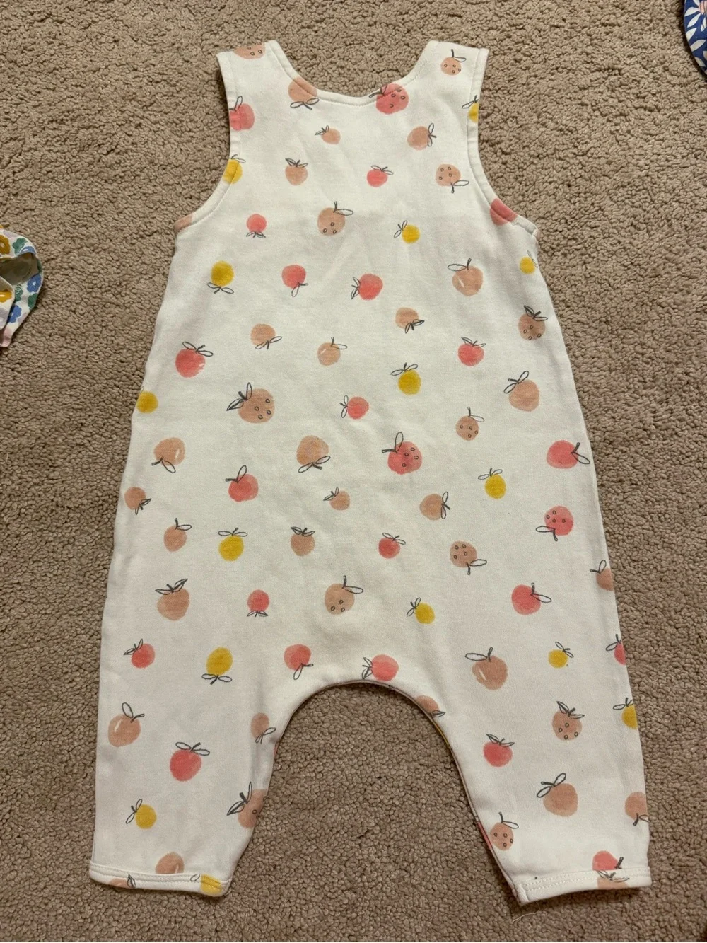 Pehr Cream Fruit Romper